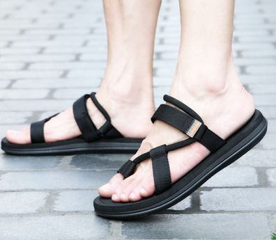 Sommer Flache Sandalen Herren Damen Hausschuhe Schuhe Pantoffeln Sandale Slip On