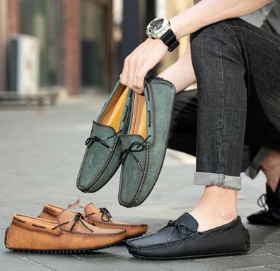 Neu Herren Sommer Sneakers schuhe Mokassins Halbschuhe Freizeitschuhe