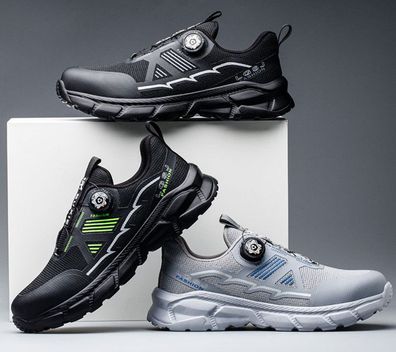 Leicht Mit Herren Damen Stahlkappe Sicherheitsschuhe Sneaker Arbeitsschuhe Sport