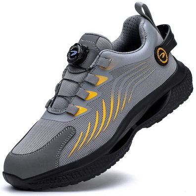 Leichte Sicherheitsschuhe Herren Atmungsaktiv ArbeitSchuhe Stahlkapp SportSchuhe