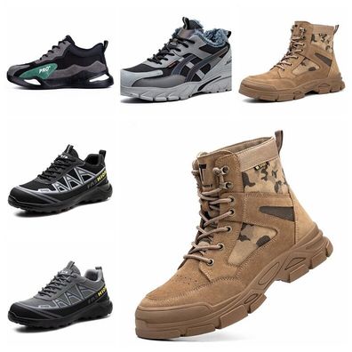 Sicherheitsschuhe Leicht Herren Damen Stahlkappe Sport Arbeitsschuhe Sneaker