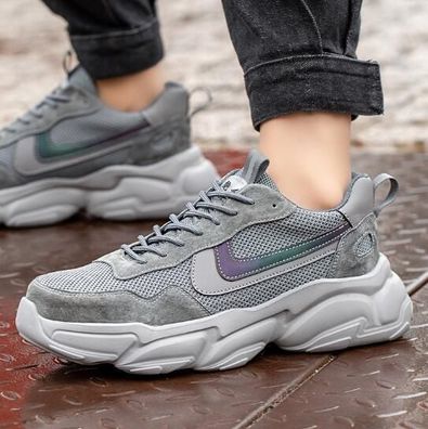 Leicht Herren Damen Stahlkappe Sicherheitsschuhe Arbeitsschuhe Sport Sneaker