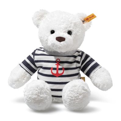 Steiff Teddybär Manni 30cm weiss mit T-Shirt Plüsch Teddy 114236