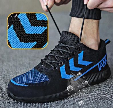 Neu Herren Damen Sicherheitsschuhe Arbeitsschuhe Stahlkappe Sport Sneakers