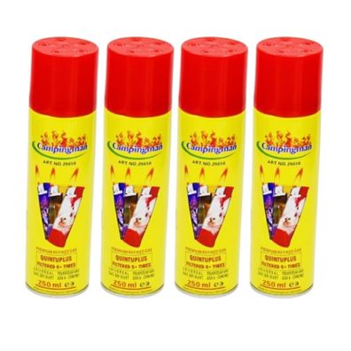 JUNG Feuerzeuggas 300ml 4x Butangas Feuerzeugzubehör Gas Camping Outdoor Feuer