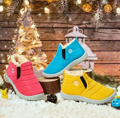 Kinder Stiefeletten Jungen Madchen Stiefel Pelz gefutterte Schuhe Winter Warm