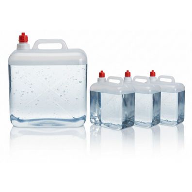 Wasserkanister 4er 10L mit Zapfhahn für Trinkwasser Faltbare Camping Kanister
