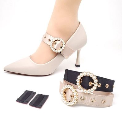 Abnehmbare Satin Schuhe Anti Locker Band Hoher Absatz Riemen Kunst Verstellbar