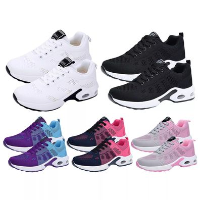 Damen Laufschuhe Atmungsaktiv Turnschuhe Leichte Sportschuhe Athletisch Sneaker