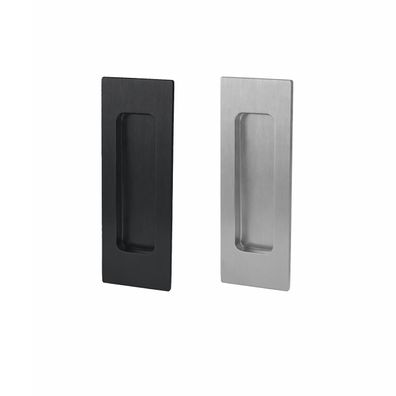 Edelstahl Muschelgriff - Schiebetür- Einlassmuschel 120x40mm gebürstet