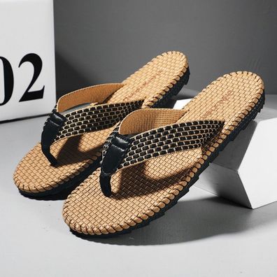 Flip Flops Herren Bade Zehentrenner Sandalen Sommer Badelatschen Hausschuhe