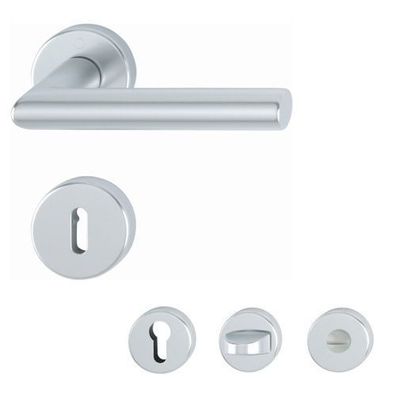 Hoppe Amsterdam Türdrücker Wechselgarnitur Rosette BB PZ WC Alu F1 Klinke Griff