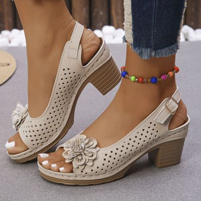 Damen Sandalen Sommerschuhe Freizeitschuhe Schuhe Sandaletten Schlappen Pumps