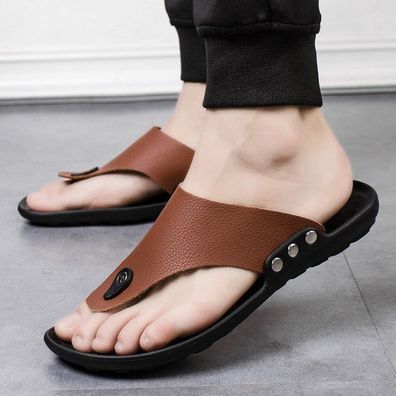 Flip Flops Herren Zehentrenner Outdoor Sport Strand Sandalen Sommer Hausschuhe