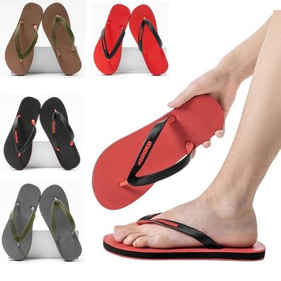 Herren Hausschuhe Bequem Zehentrenne Sandalen Slippers Strandschuhe Badelatschen