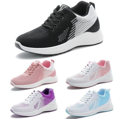 Damen Sportschuhe Turnschuhe Laufschuhe Sneaker Atmungsaktiv Freizeit Schuhe NEU