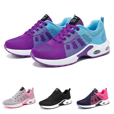 Laufschuhe Damen Sportschuhe Atmungsaktiv Turnschuhe Luftpolster Leicht Sneaker