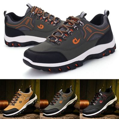 Herren Trekkingschuhe rutschfeste Sportschuhe Outdoor Wandern Camping Schuhe