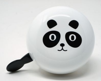 Ding Dong Fahrradklingel Panda Bär im klassischem Retro Look ca. Ø 80 mm Fahrrad