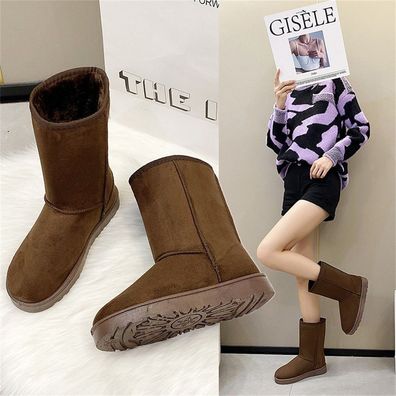 Damen Winter Schnee Schneestiefel Stiefel Stiefeletten Warm Gefutterte Boots