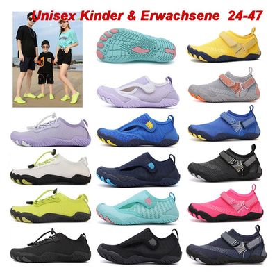 Kinder Erwachsene Damen Herren Wanderschuhe Barfubschuhe Fivefinger Zehenschuhe