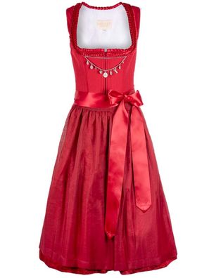 Krüger Dirndl Shiloh 70cm Länge rot - Größe: 36