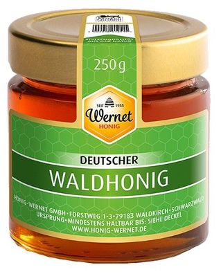 Honig-Wernet Waldhonig aus Deutschland 250g