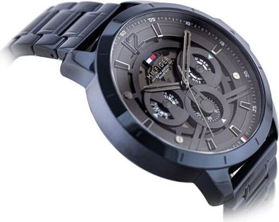 Tommy Hilfiger Analoguhren fér Männer Hyperdack schwarz-navy UniverzÃ¡lnÃ­