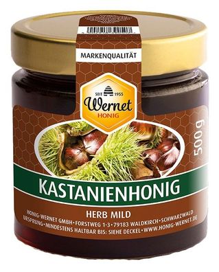 Honig Wernet Kastanienhonig 500g
