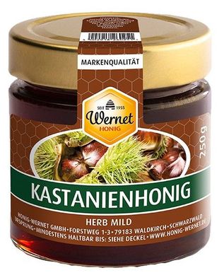 Honig Wernet Kastanienhonig 250g