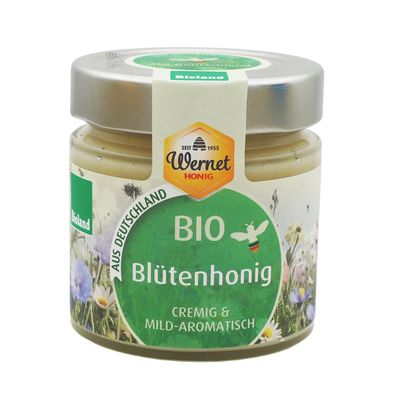 Honig Wernet Bioland Blütenhonig cremig aus Deutschland 250g