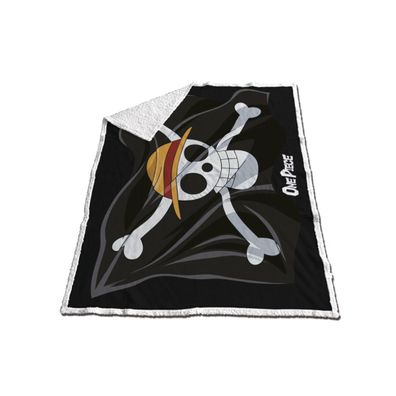 One Piece Sherpa Decke 120x150 cm – Kuscheldecke warm & weich