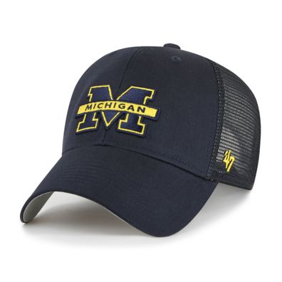 NCAA Michigan Wolverines Trucker Cap Branson navy Baseballcap 198304600634 Kappe