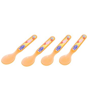 Peppa Pig Kinder Löffel Set 4 teilig geeignet für Mikrowelle und Spülmaschine ab