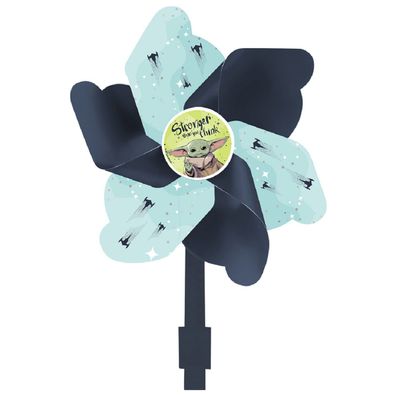 Star Wars Pinwheel Mandalorian Farbenfrohes Windrad für mehr Spaß beim Fahrradfahren