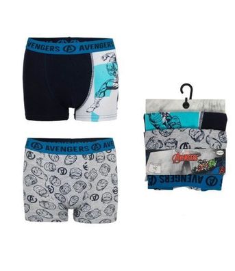 Avengers 2er Pack Boxershorts 95% Baumwolle / 5% Elastan Unterhose