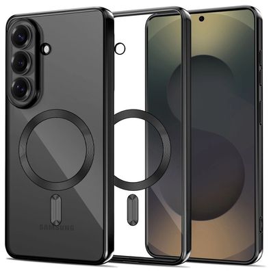 Tech-Protect MagFlex für Samsung Galaxy S26+ Glänzendes Schwarz Magnetisch Handyhülle