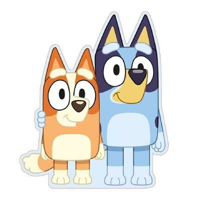 Bluey Plüschkissen Flauschiges Kuschelkissen für Zuhause Dekokissen