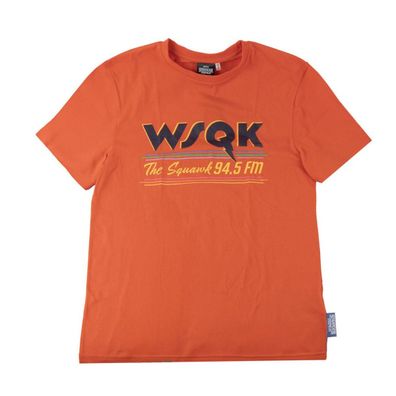 Stranger Things Kurzarmshirt Orange 100% Baumwolle