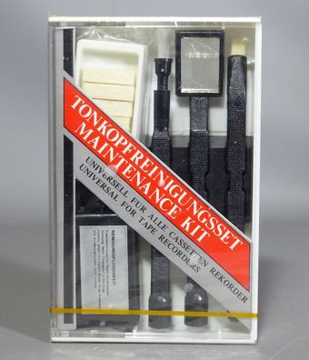 Tonkopfreinigungsset Renigung MC Audi Kassette Reinigung Tonkopf NEU OVP