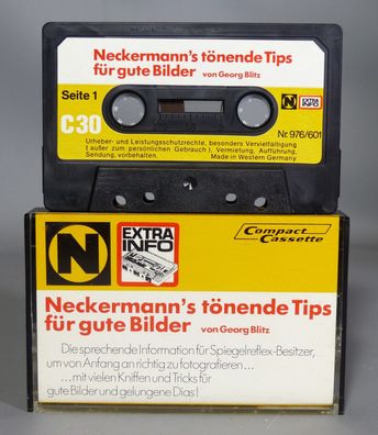 Neckermann´s tönende Tips für gute Bilder Spiegelreflex-Kamera Tips MC Audio 70er