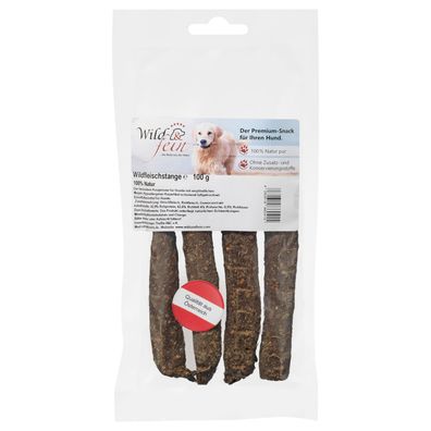 Wild & Fein Hundesnack Wildfleischstange, 100 g