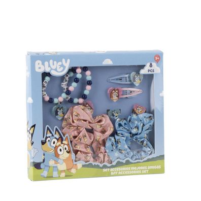 Bluey Beauty Set 8-teilig Kosmetik Zubehör, Kinder Schminkset