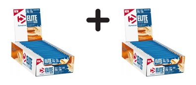 2 x Dymatize Elite Layer Bar (18x60g) White Choc Vanilla and Caramel
