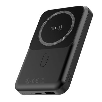 Forever Wireless Powerbank MATB-100 10000 mAh MagSafe PD QC 22,5W Schwarz