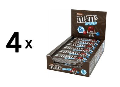 4 x Mars Protein MandMs Protein Chocolate Bar (12x51g) Chocolate