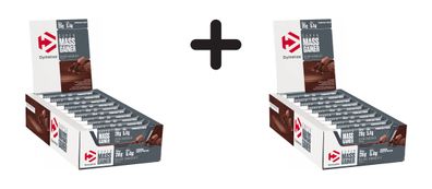 2 x Dymatize Super Mass Gainer Bar (10x90g) Deluxe Chocolate