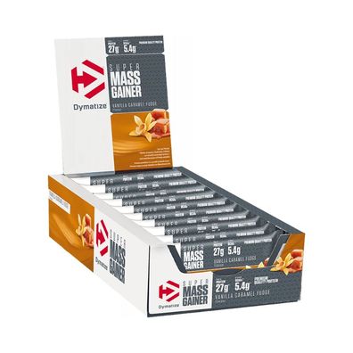 Dymatize Super Mass Gainer Bar (10x90g) Vanilla Caramel Fudge