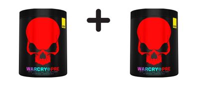 2 x Genius Nutrition WARCRY Pre (400g) American Cola