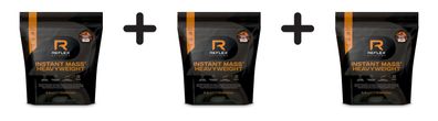 3 x Reflex Nutrition Instant Mass Heavyweight (5.4kg) Chocolate Peanut Butter